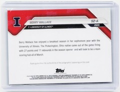 2025-26 Bowman U Now March Madness Berry Wallace Auto #/99 Fighting Illini