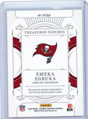 Emeka Egbuka – 2023 Panini National Treasures Treasured Patches RC 17/25 Patch