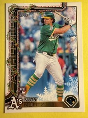 2025 Topps Holiday ~ Nick Kurtz #H40 ~ Rookie Card ~ Athletics