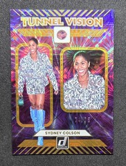 Sydney Colson 2025 Panini Donruss WNBA Tunnel Vision Orange Fireworks /75 #11
