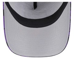 Men&rsquo;s New Era Black/Purple Sacramento Kings Tip Off A-Frame Trucker 9FORTY