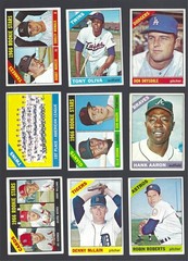 1966 Topps Complete Set /598 VG EX Mantle Mays Rose Banks Koufax Robinson Aaron