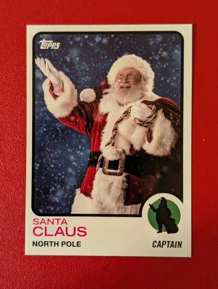 2025 Topps Holiday Topps 1973 Santa Claus North Pole #TSA-73