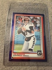 2025 Panini Donruss Optic Football Joe Burrow 40/60 Purple