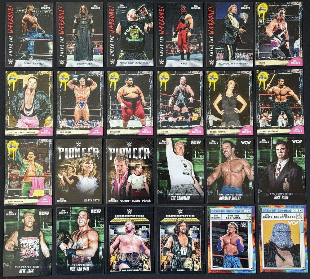2026 Topps Decades 1990&rsquo;s WWE – Wrestling Cards – Complete Your Set – You U Pick