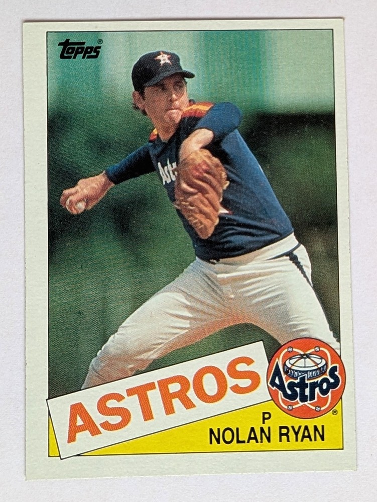 1985 Topps- Nolan Ryan #760- Houston Astros- NM