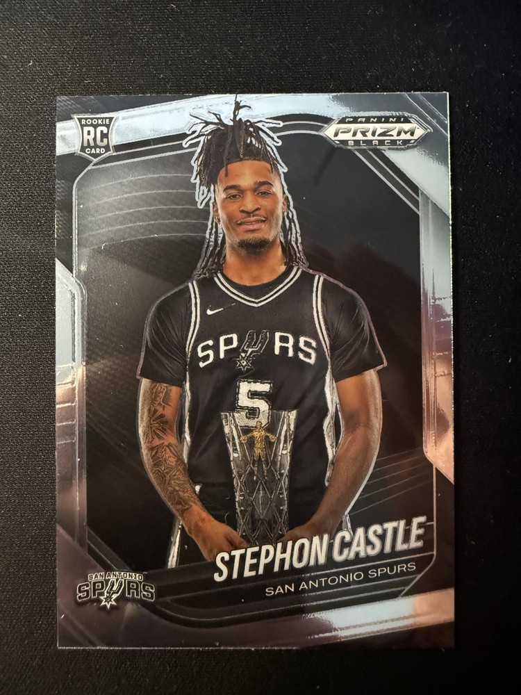 2024-25 Panini Prizm Black – Stephon Castle, Stephon Castle #96 (RC)