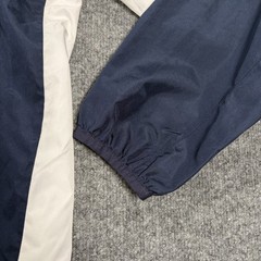 Majestic Men&rsquo;s L Baseball Cool Base Quarter Zip Windbreaker Pullover Blue White