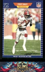 1989 Pro Set Atlanta Falcons Stacey Bailey #1