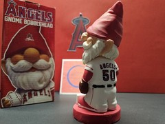 Los Angeles Angels MLB 2011 SGA Garden Gnome Bobblehead NIB Hale O&rsquo;Fann
