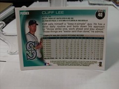 2010 Topps Chrome #40 – Cliff Lee – Seattle Mariners 10-1120