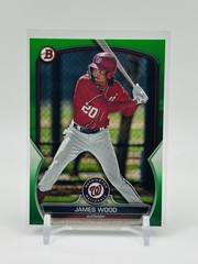 2023 Bowman Draft – James Wood #BD-70 Green 78/99 (RC) – Nationals