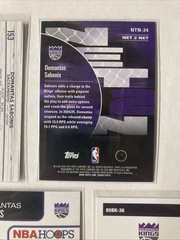 2025 Domantas Sabonis Refractor Insert Lot! Topps Chrome NBA Hoops Sacramento!