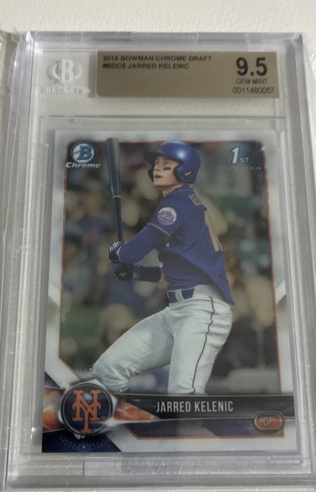 2018 Bowman Draft – Chrome Jarred Kelenic #BDC-6 Blue Jersey (RC)