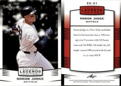 2024 Leaf LEGEND EXCLUSIVE AARON JUDGE EE-01 NEW YORK YANKEES