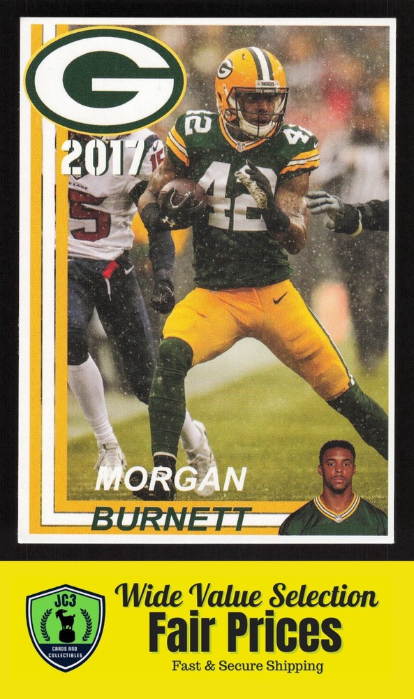 2017 GB Packers Police Ashwaubenon Public Safety Morgan Burnett #18 Packers