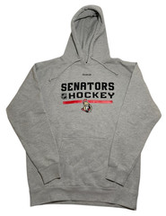 Reebok Ottawa Senators Hockey Hoodie Sweatshirt Men’s Large Gray NHL NEW