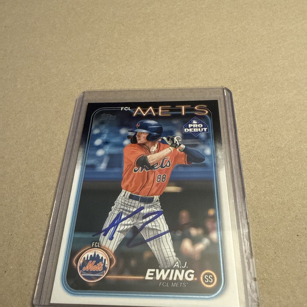 2024 Topps Pro Debut – Aj Ewing IP Autograph #PD-195 (RC) Paper