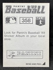 1989 Panini Sticker #358 Bo Jackson Kansas City Royals