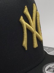 New Era NY Yankees Subway Series Black Gold Rose 🌹 9Fifty A-Frame Snapback Hat