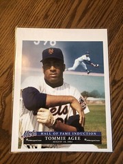 Tommie Agee Mets Hall of Fame Induction Photo. Aug 2002, Free Shipping.