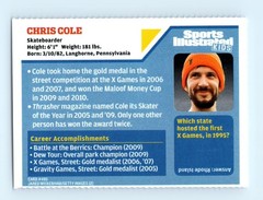 Chris Cole Skateboarder Sports Illustrated Kids #493