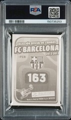 2012-13 PANINI FC BARCELONA AUTOGRAFO #163 LIONEL LEO MESSI AUTO GEM MINT PSA 9