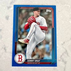2026 Topps Series 2 Sonny Gray Blue Border Parallel /150 #49 Boston Red Sox #d