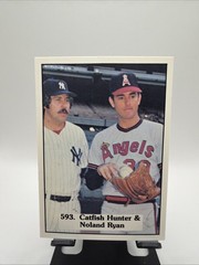 VTG. 1976 SSPC Card #593A Checklist Catfish Hunter Nolan Ryan Noland Yankees