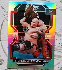 SCSA 2022 Panini Prizm Silver STONE COLD STEVE AUSTIN #192 WWE