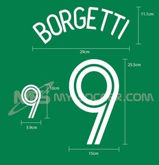 MEXICO Home World Cup 2006 REPRODUCTION PU Name Number