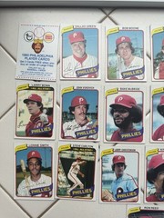 1980 Topps Philadelphia Phillies Burger King Set Pete Rose Carlton Mike Schmidt