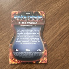 Topps Power Chords 2025 Ethan Holliday Rockies Die-Cut Insert PC-20 Card