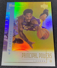 2000-01 Upper Deck Reserve – Principal Powers Kobe Bryant #PP8