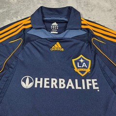 David Beckham Jersey Mens Small Navy Blue LA Galaxy 2009 2010 Away Adidas MLS