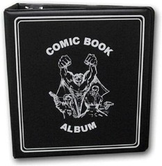 BCW Black Binder 3 In. For 20 Comic Books Collections Clear Storage Holds 20 NEW