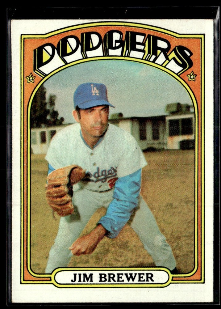1972 Topps Jim Brewer EX/MT Set Break #151