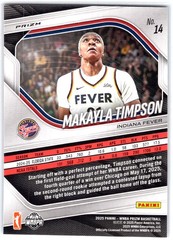 2025 Prizm Makayla Timpson 14 Orange Velocity Prizms Indiana Fever