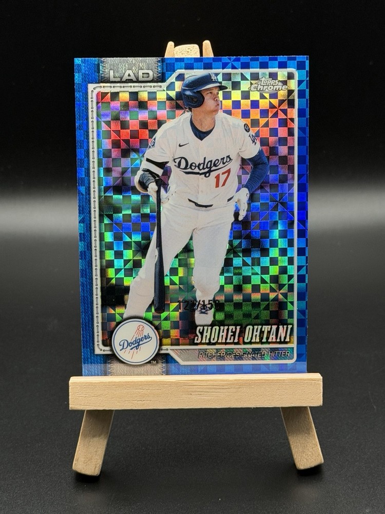 2026 Topps Chrome SHOHEI OHTANI BLUE X-FRACTOR Parallel Color Match Dodgers /150