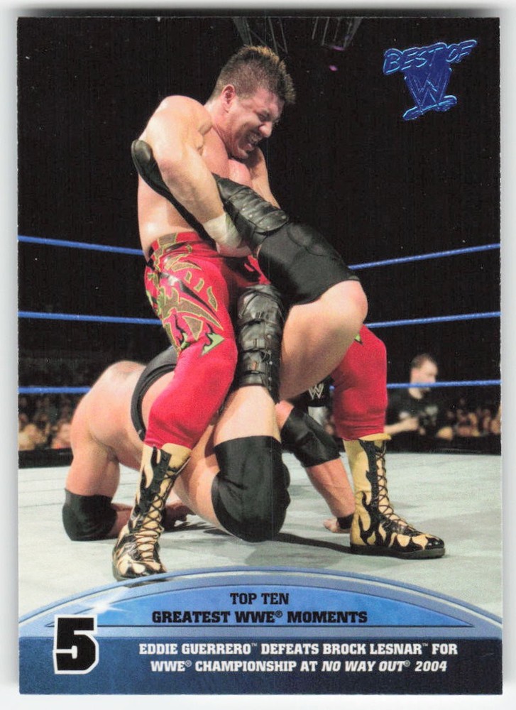 2013 Topps Best of WWE Top 10 Greatest WWE Moments Eddie Guerrero #5