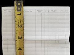 Checkbook Transaction Registers 2022 2023 2024 Bank Deposit Debit Book Record