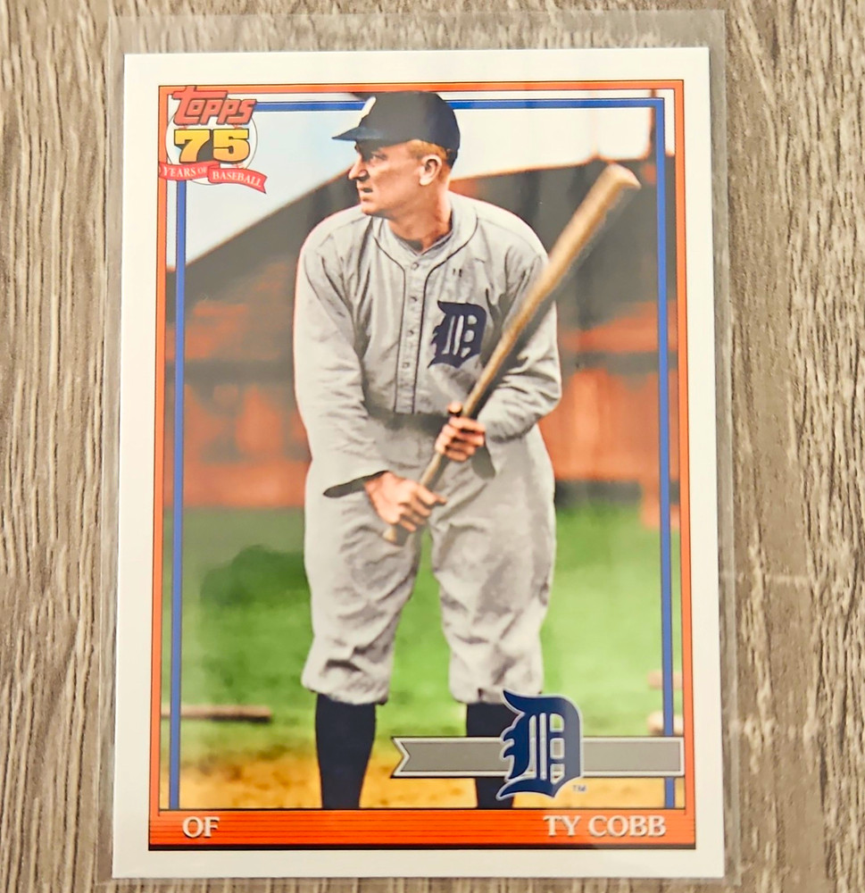 2026 Topps Series 2 Ty Cobb 75th Anniversary #1l91B2-10 Detroit Tigers MLB