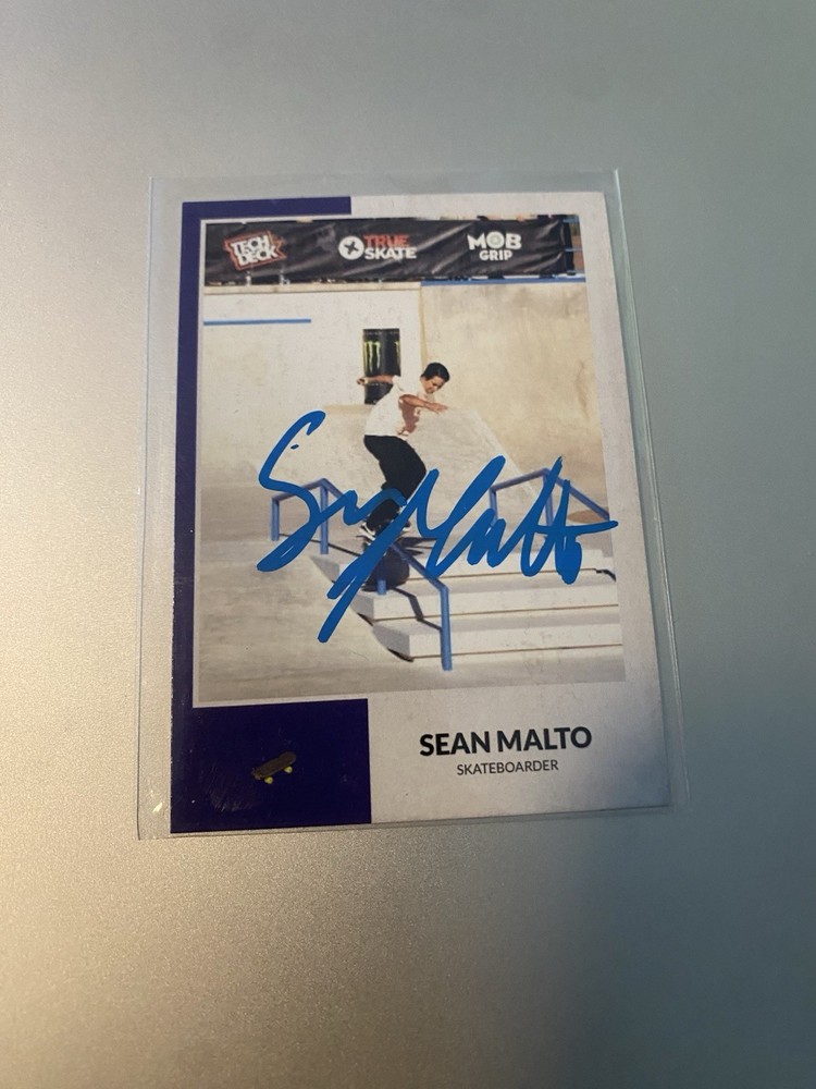 Sean Malto signed skateboarding card autographed auto Skateboarder skate freesty