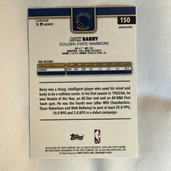 2025-26 Topps Chrome Update Basketball Rick Barry Refractor Warriors