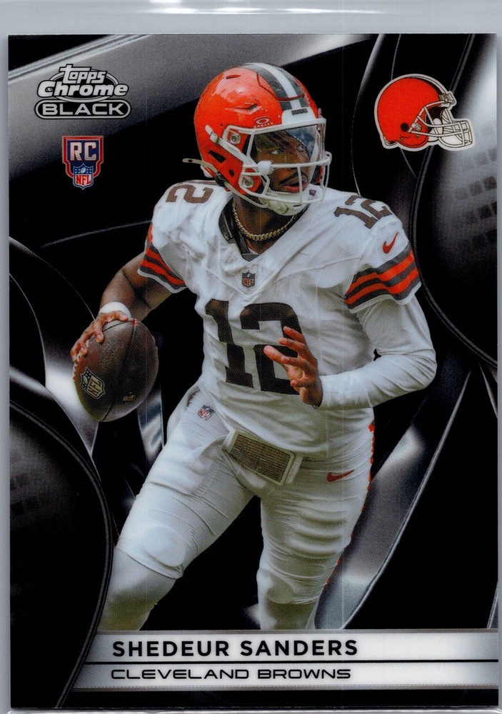 2025 Topps Chrome Black #112 Shedeur Sanders