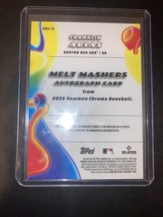 2025 Bowman Chrome Franklin Arias Melt Mashers Auto Gold Mini Diamonds #/50