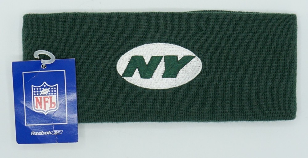 NFL New York Jets Reebok Knit Sweat Band Head Band NEW!