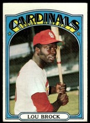 1972 Topps Lou Brock St. Louis Cardinals #200