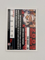 2004 Topps Tom Brady #298 Weekly Wrap-Up New England Patriots HOF