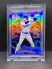 Shohei OTANI SILVER REFRACTOR RARE TOPPS CHROME Insert Showtime Base Holo MVP